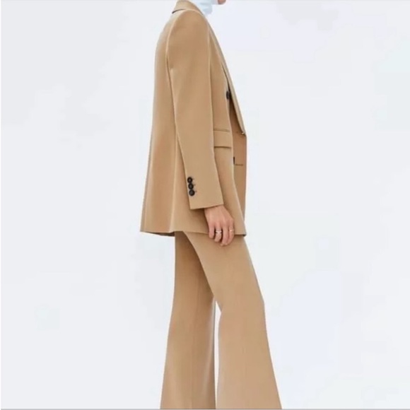 Zara tan pantsuit set, both pieces size XL. Like new, worn once. - Picture 11 of 12